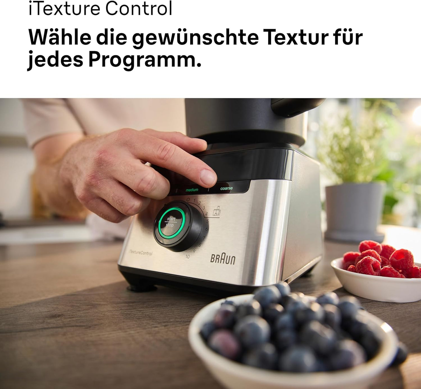 PowerBlend 7 Hochleistungs-Standmixer, 1400W + food processor