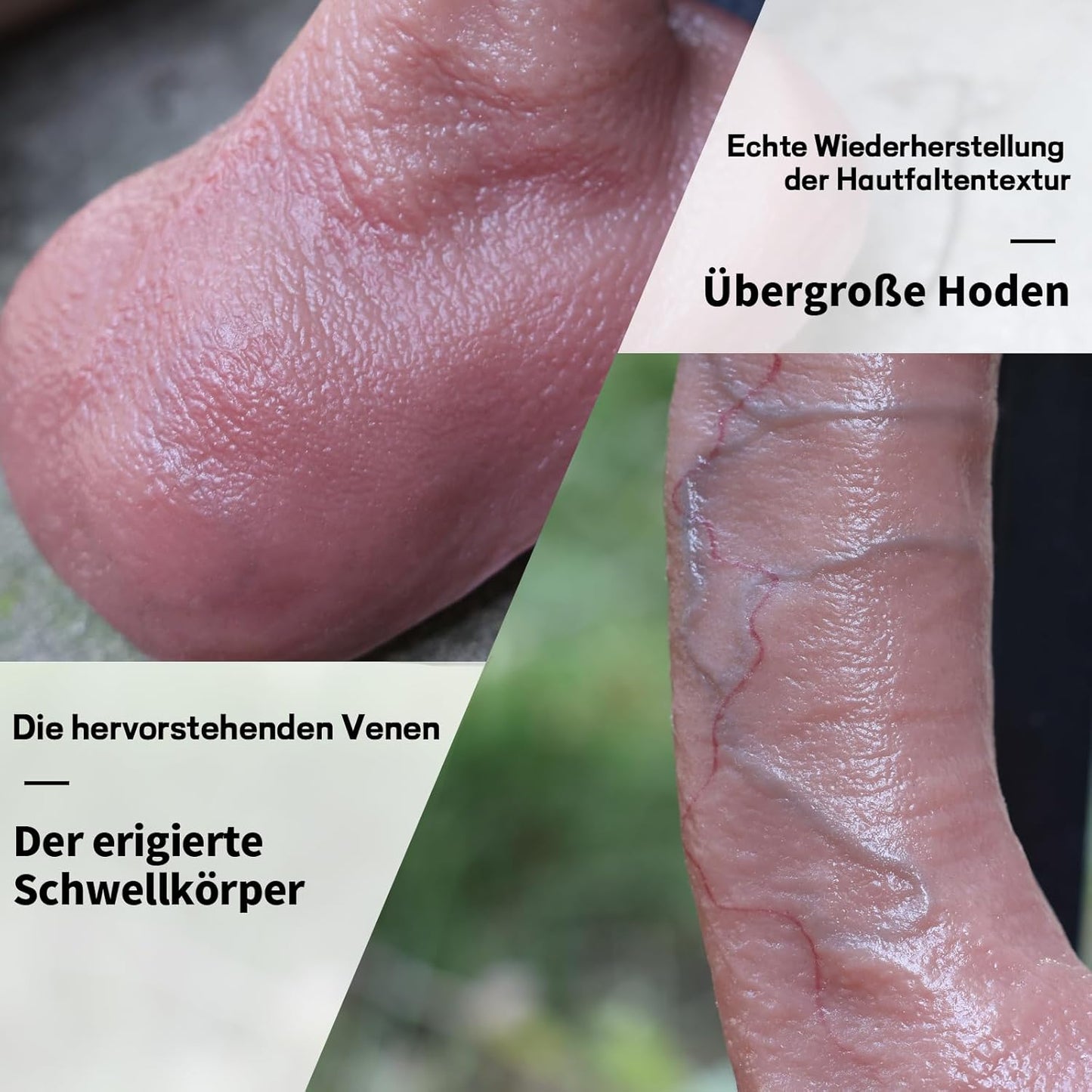 Realistischer Dildo mit Saugnapf, Allen