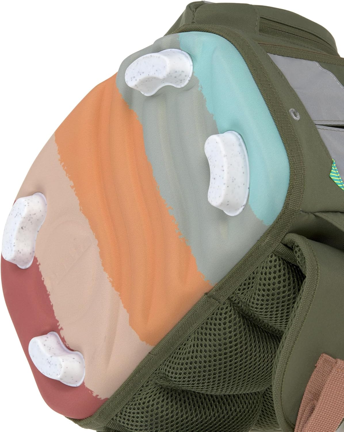 7-teiliges Schulranzen-Set Boxy Unique, Olive