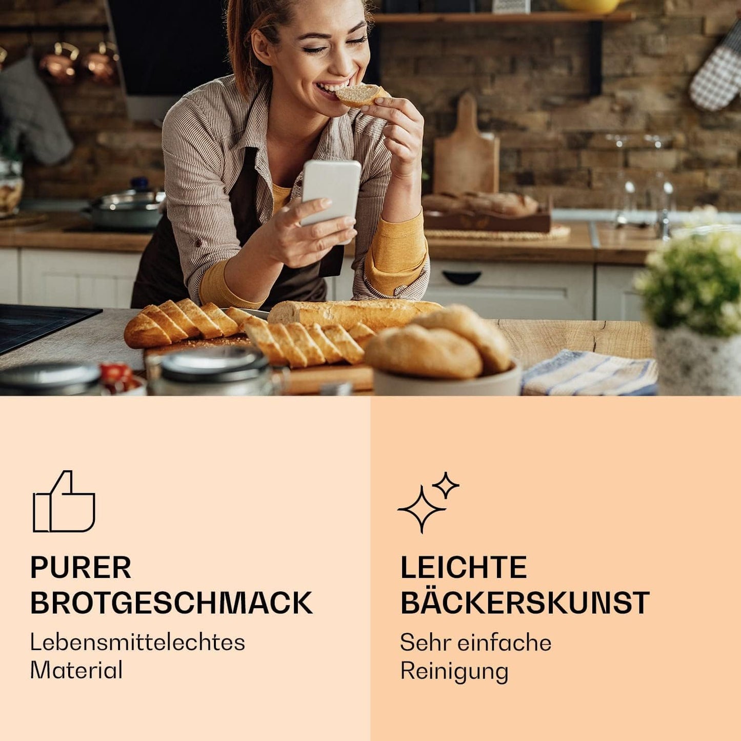Baguette-Backblech mit 3 Mulden, 3 Mulden