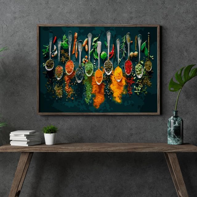 Malen-nach-Zahlen Set 40x50 cm, Helligkeit Des Gewürzes