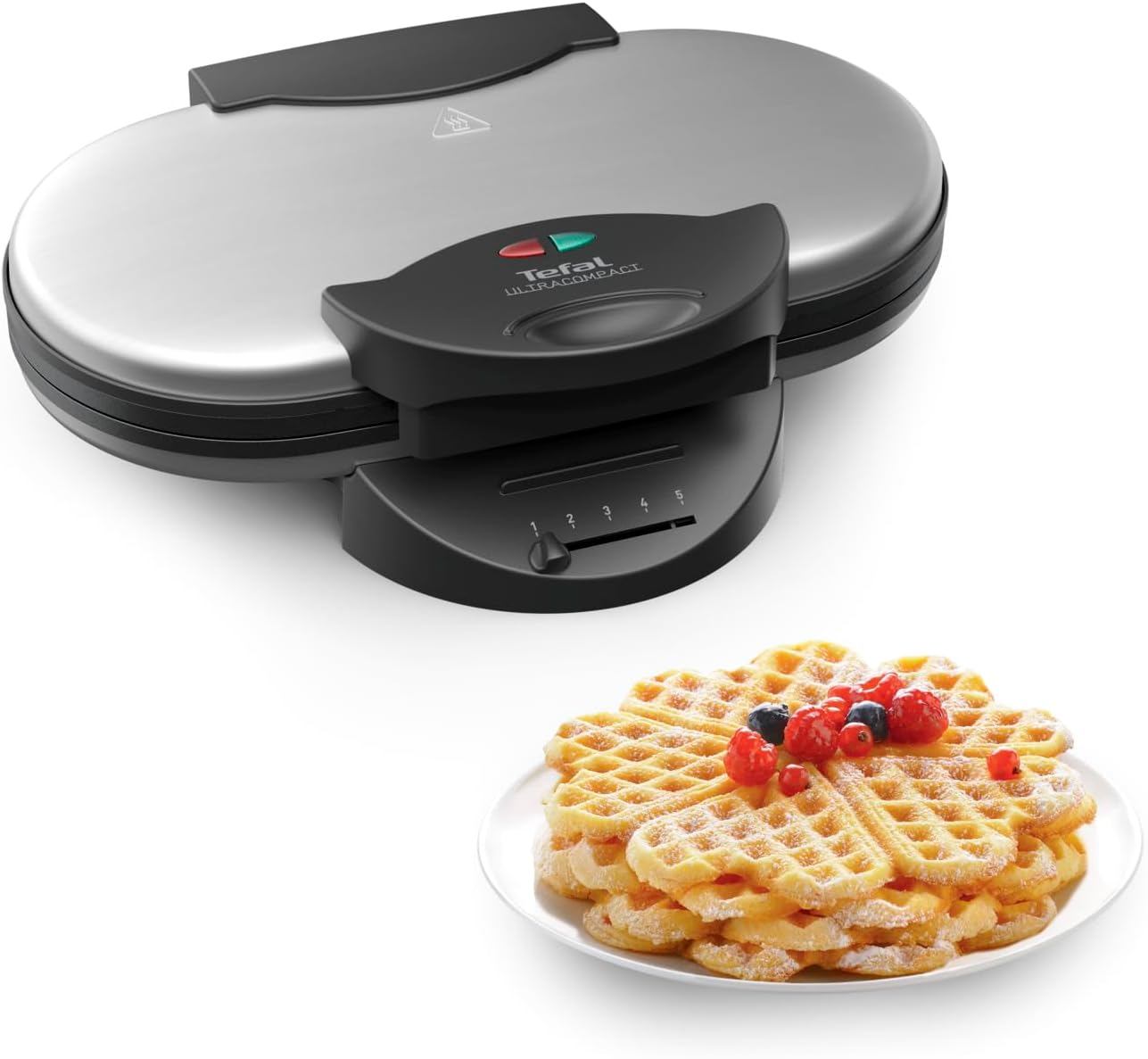Doppel-Herzwaffeleisen mit Temperaturregler, Doppel Herzwaffeleisen