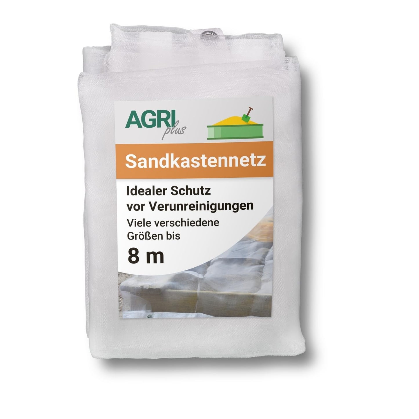Engmaschiges Sandkastennetz mit Ösen, UV-stabil & wasserdurchlässig, 3,0 x 3,0 m