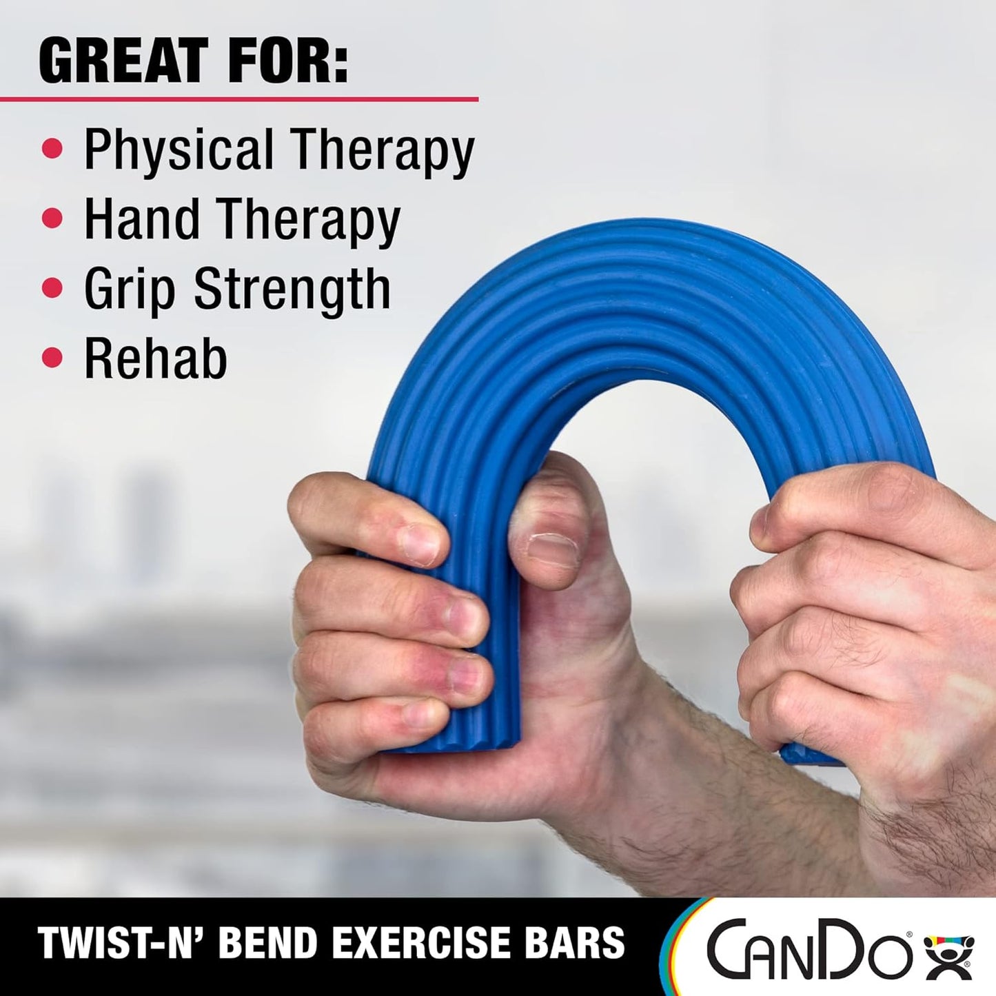 Flexibler Handgelenktrainer Blau, stark, schwer / blau