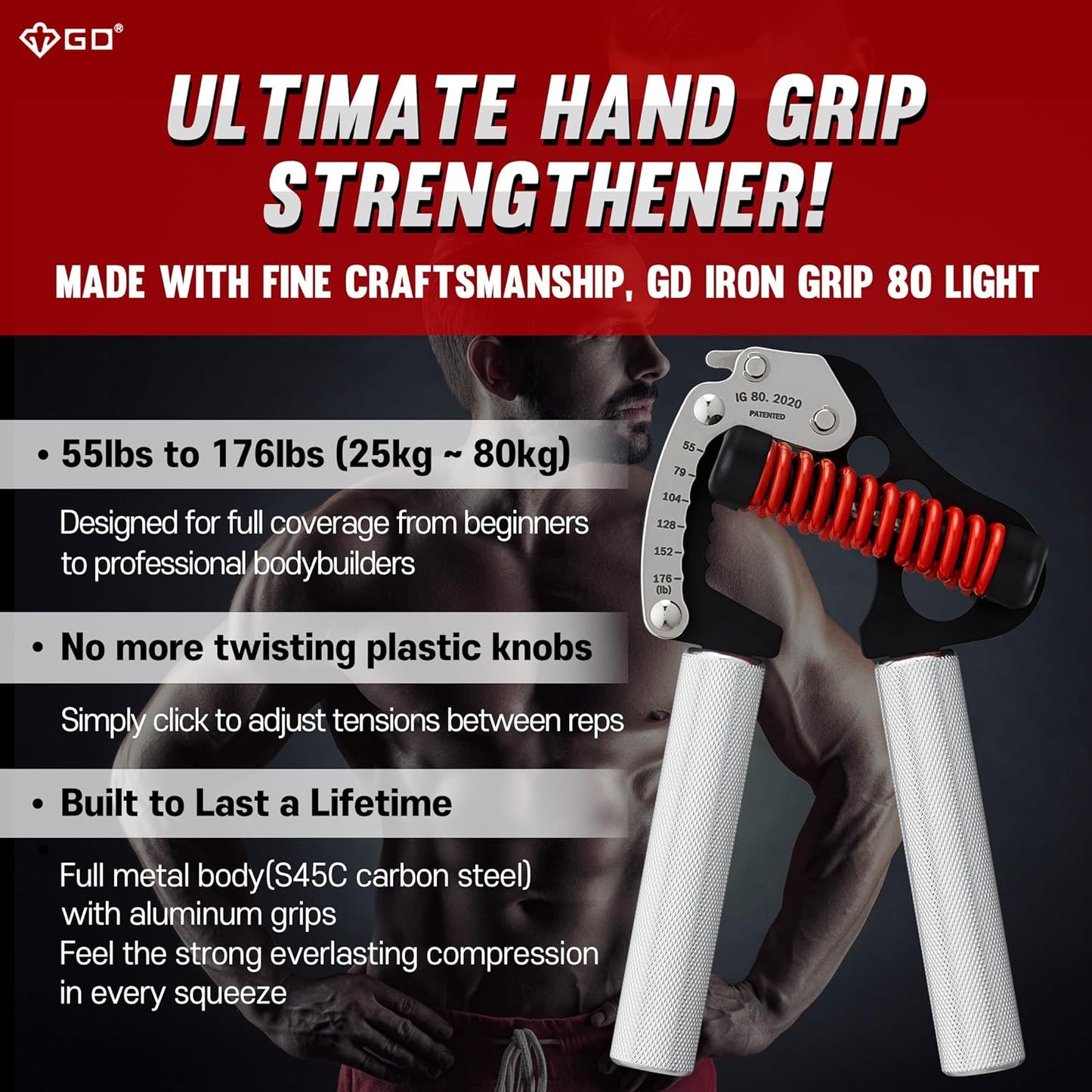 Griffkraft-Trainer - Trainer für Handgelenk- und Unterarmkraft