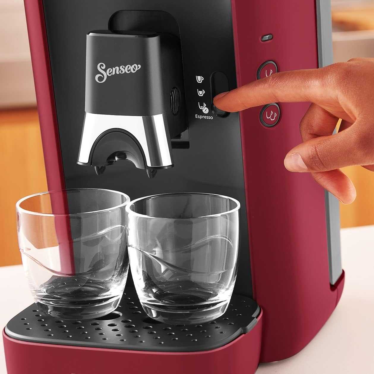 Senseo Maestro Kaffeepadmaschine, Rot