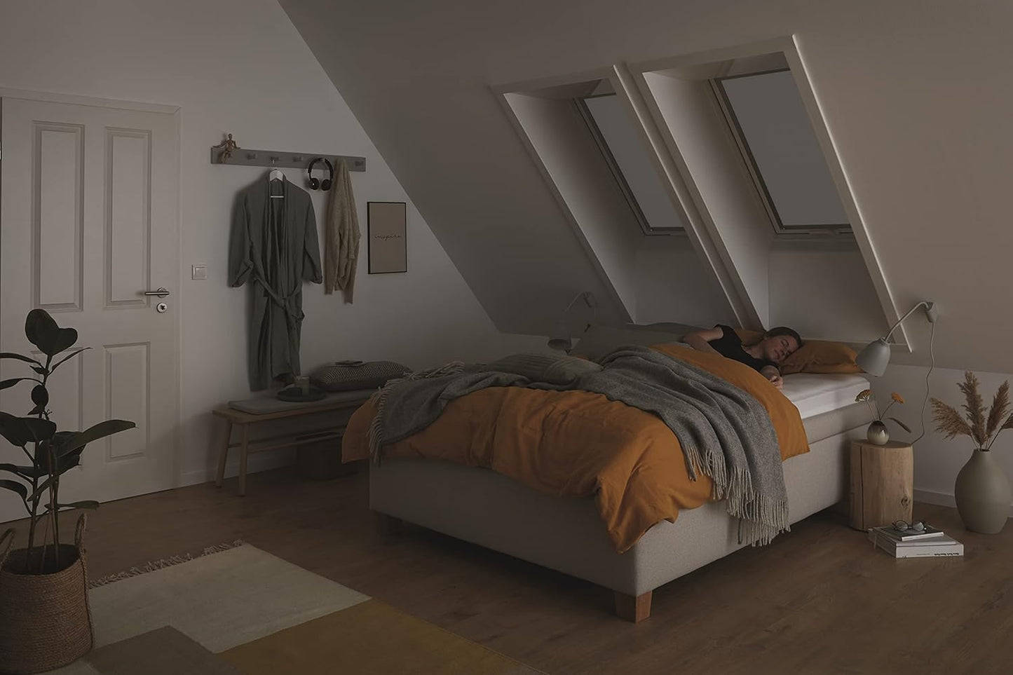 Verdunkelungsrollo ZRV, Weiss B75 x H98 cm Führungsschiene Silber