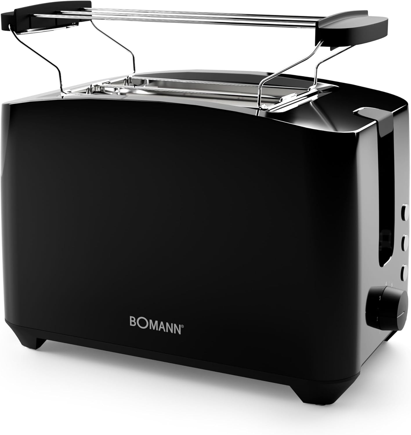 TA 6065 CB Toaster mit Brötchenaufsatz, Schwarz