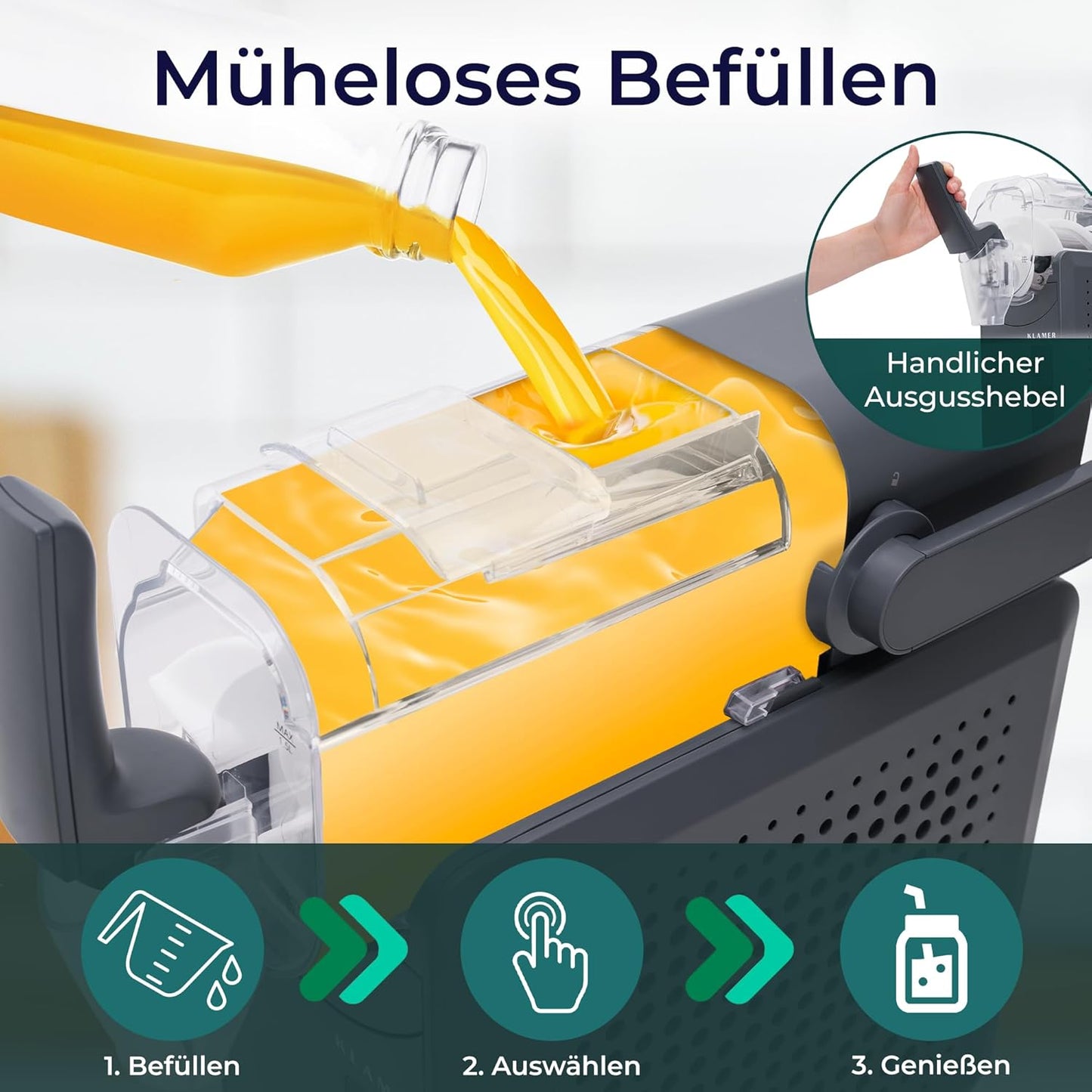 Slush Maschine, 2L Grau