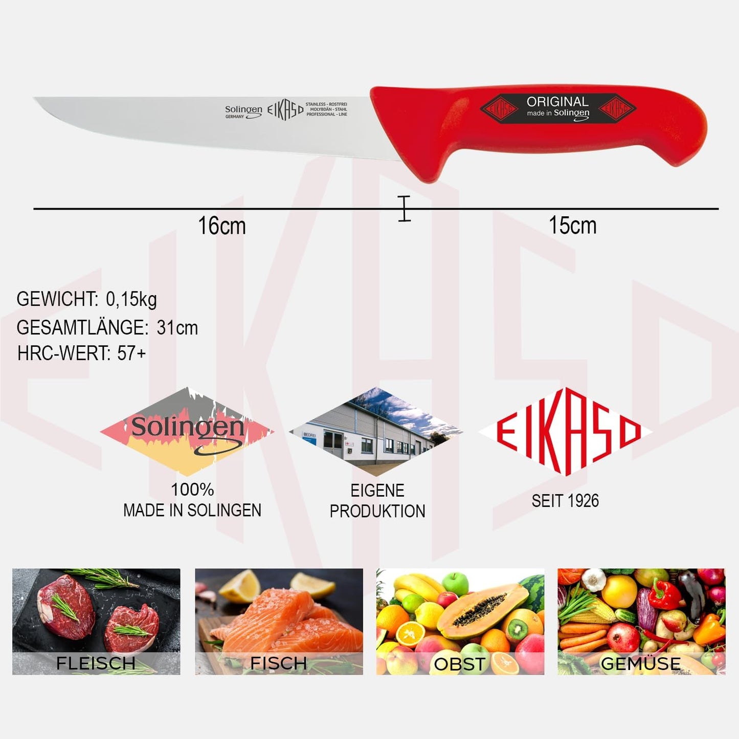 Stechmesser, 16 cm