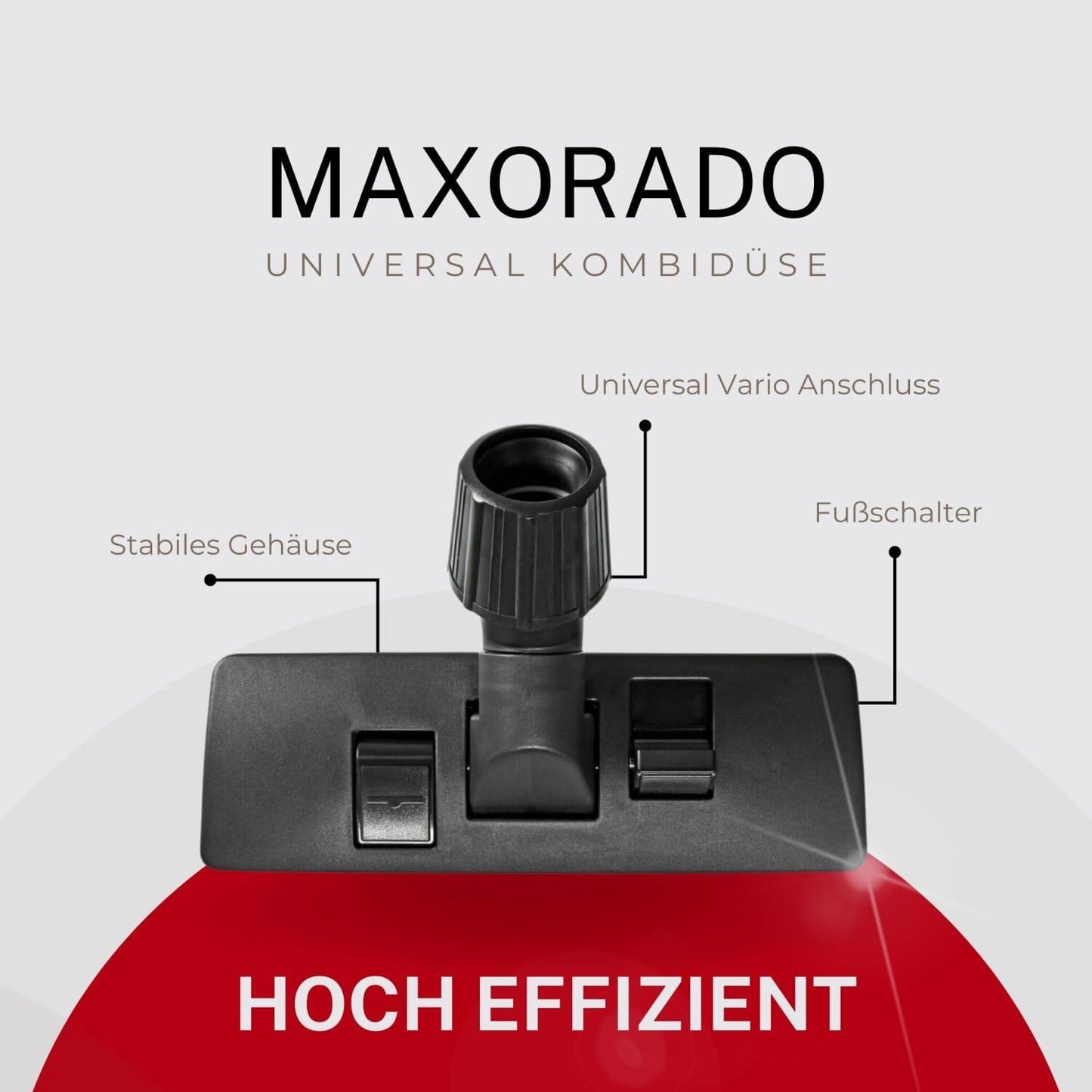 Staubsaugerdüsen-Set, Universal Kombidüse Set