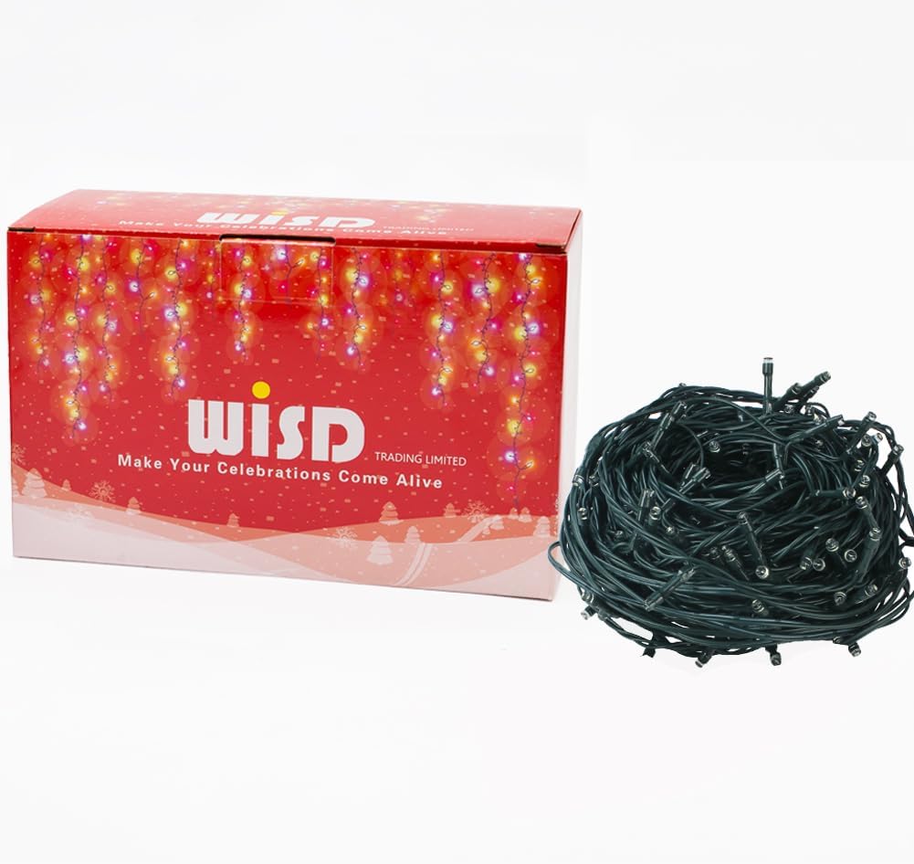 LED-Lichterkette, Warmweiss 200 LEDs