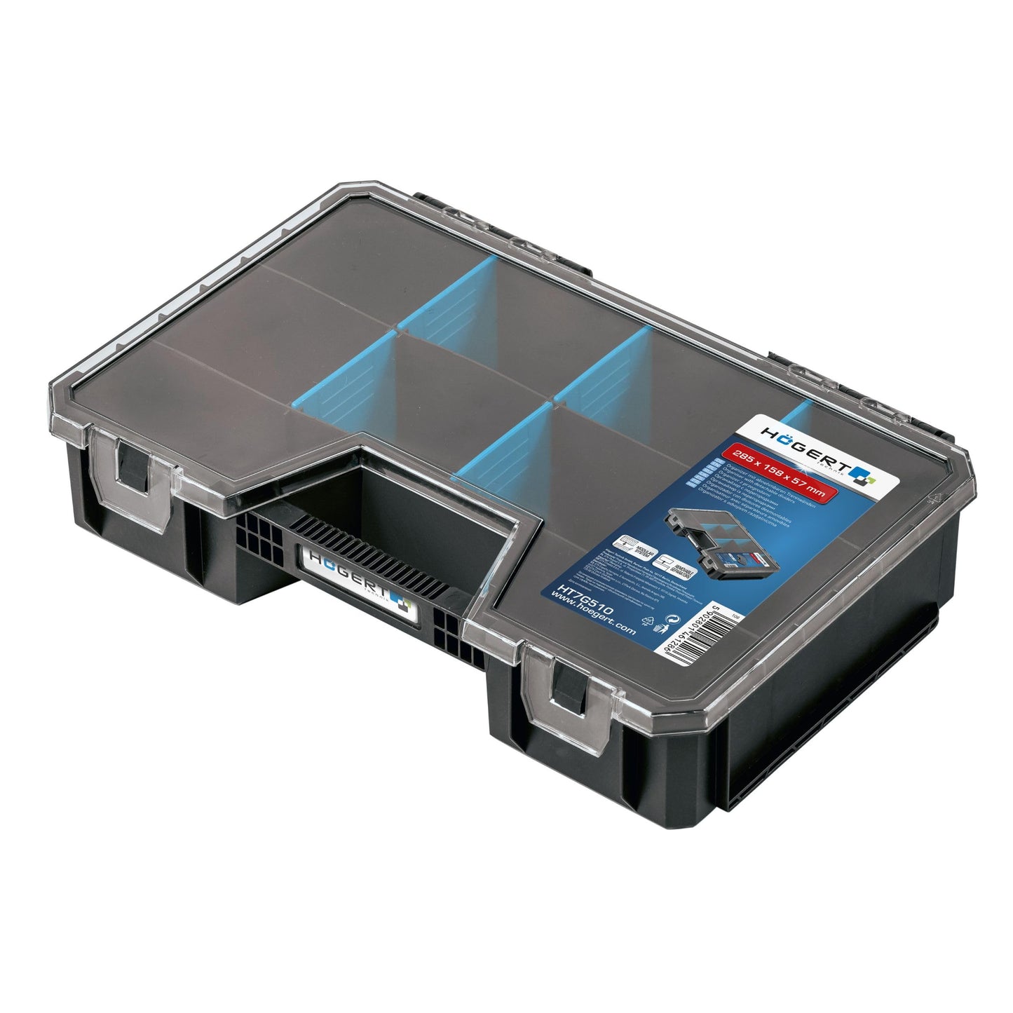 Organizer mit Fächern und verstellbaren Trennwänden, HT7G510 (Organizer)