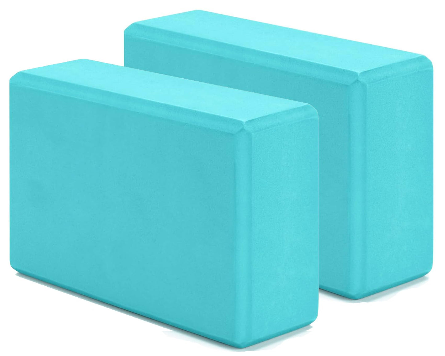 2-teiliges Yogasteine-Set mit hoher Dichte und rutschfest, PAAR STEINE (BLAU) 22.5x15 cm, Spessore 7 cm