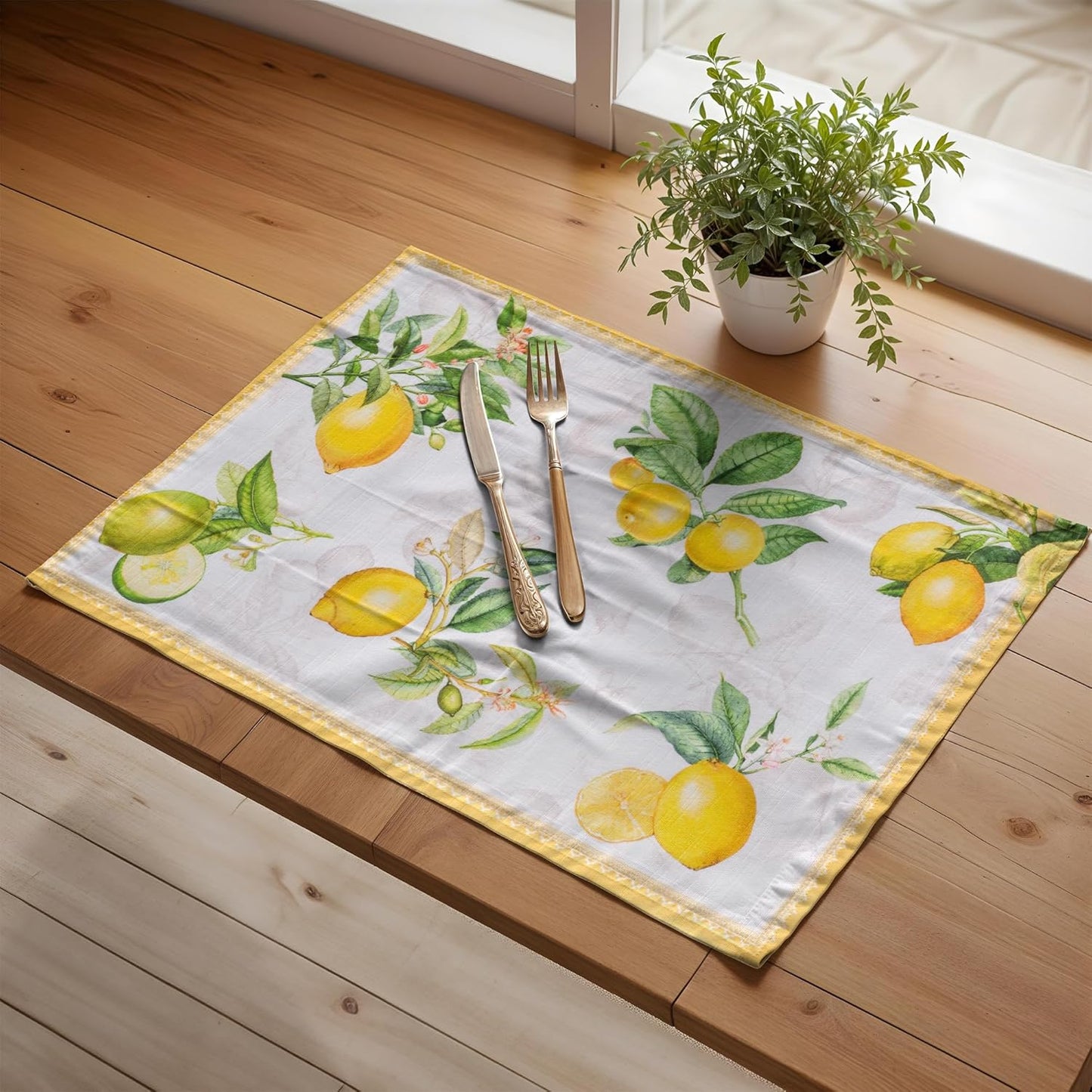 4er-Set Tischsets Limoncello-Kollektion, 01 - Limoncello