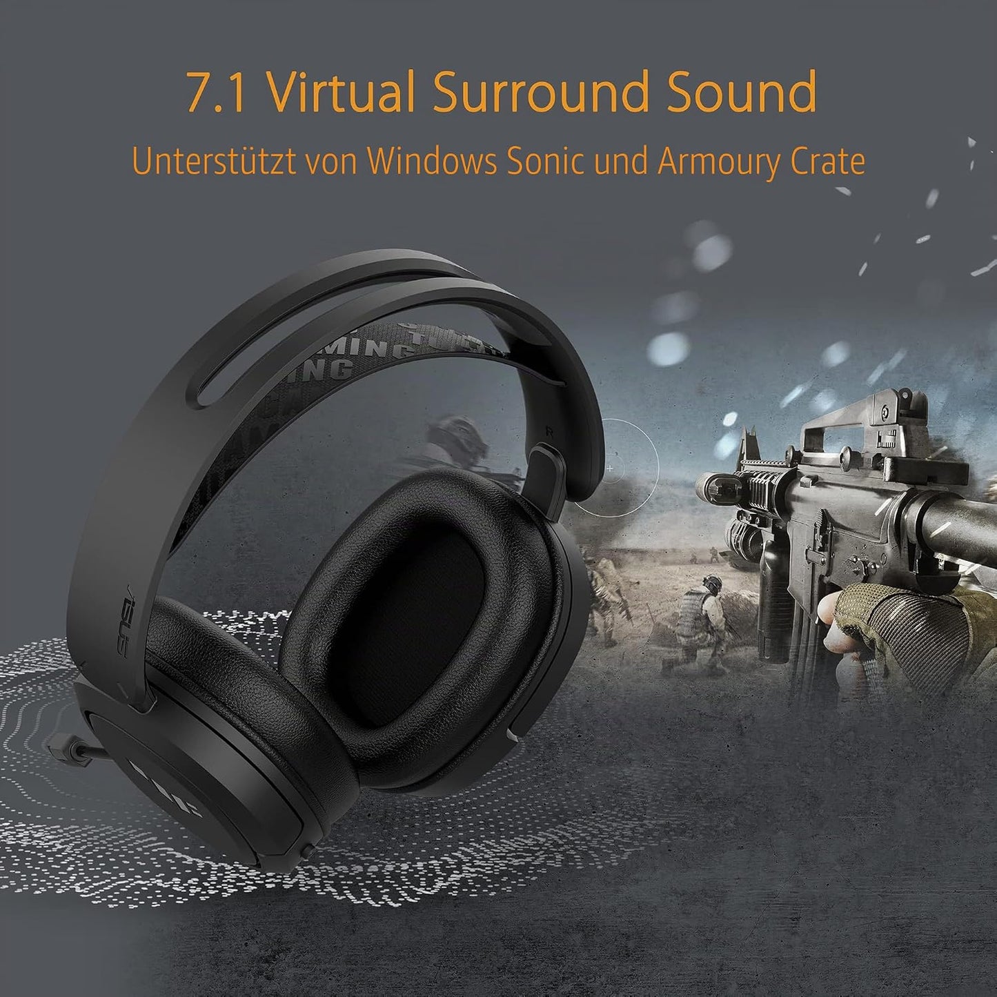 TUF Gaming H1 Wireless Gaming-Headset, TUF Gaming H1 kabellos