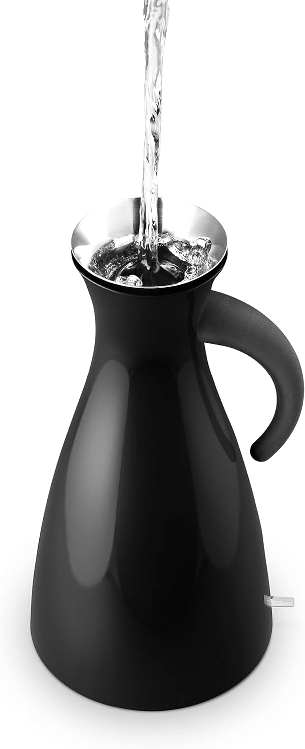 Elektrischer Wasserkocher, 1.5 Liter Schwarz
