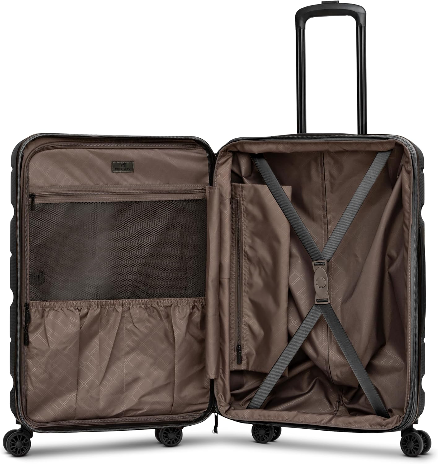 Munich 4.0 4-Rollen Trolley M 66 cm mit Dehnfalte, Black Dull Einheitsgröße