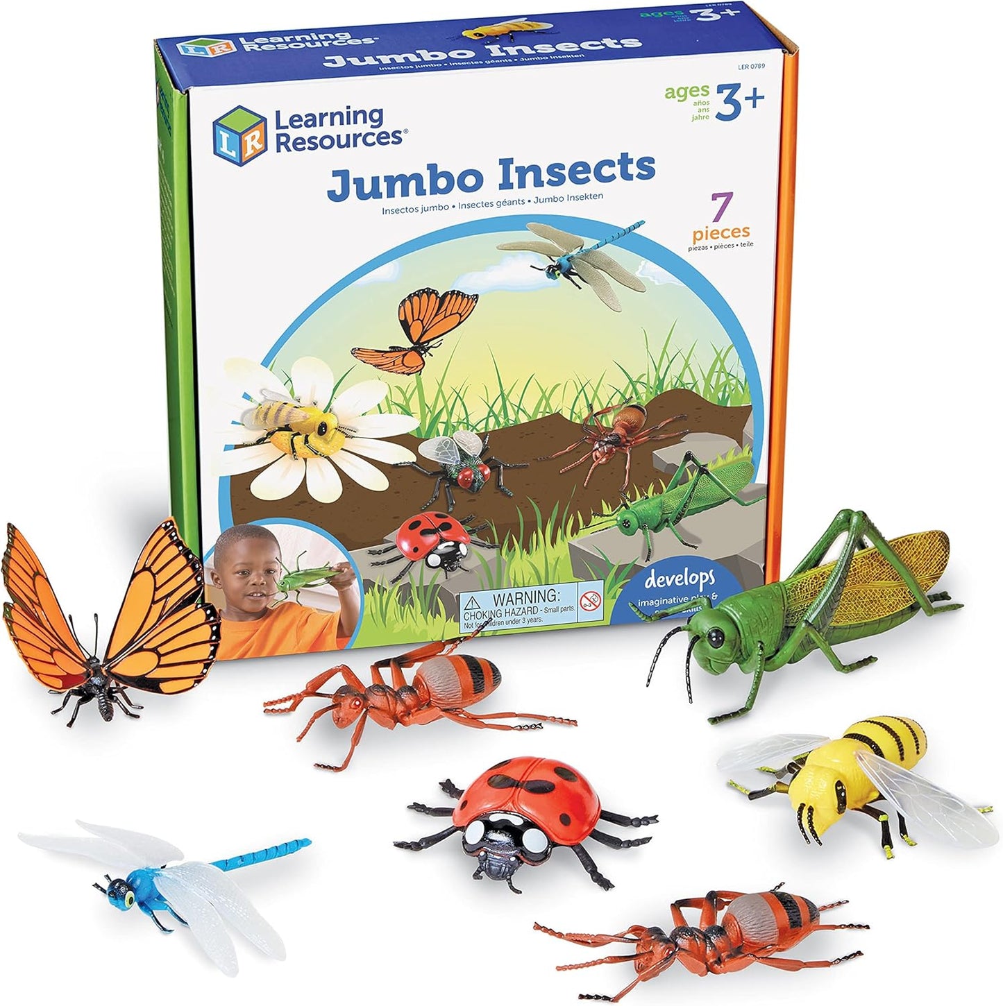 Grosse Insekten Lernspielzeug-Set