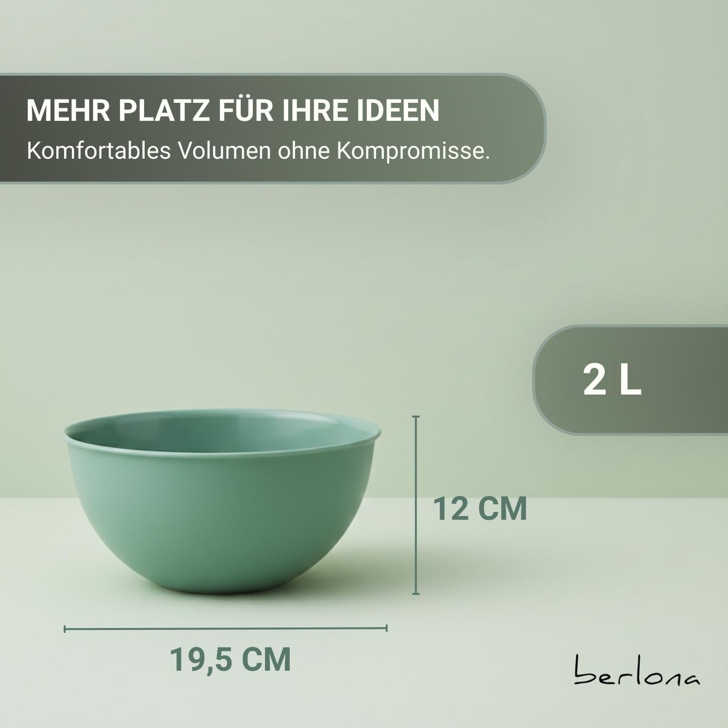 Salatschüssel, Salbei 2 l