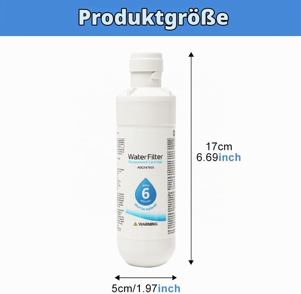 Wasserfilter für Kühlschrank, 3 Stück, 3 Stück/Set