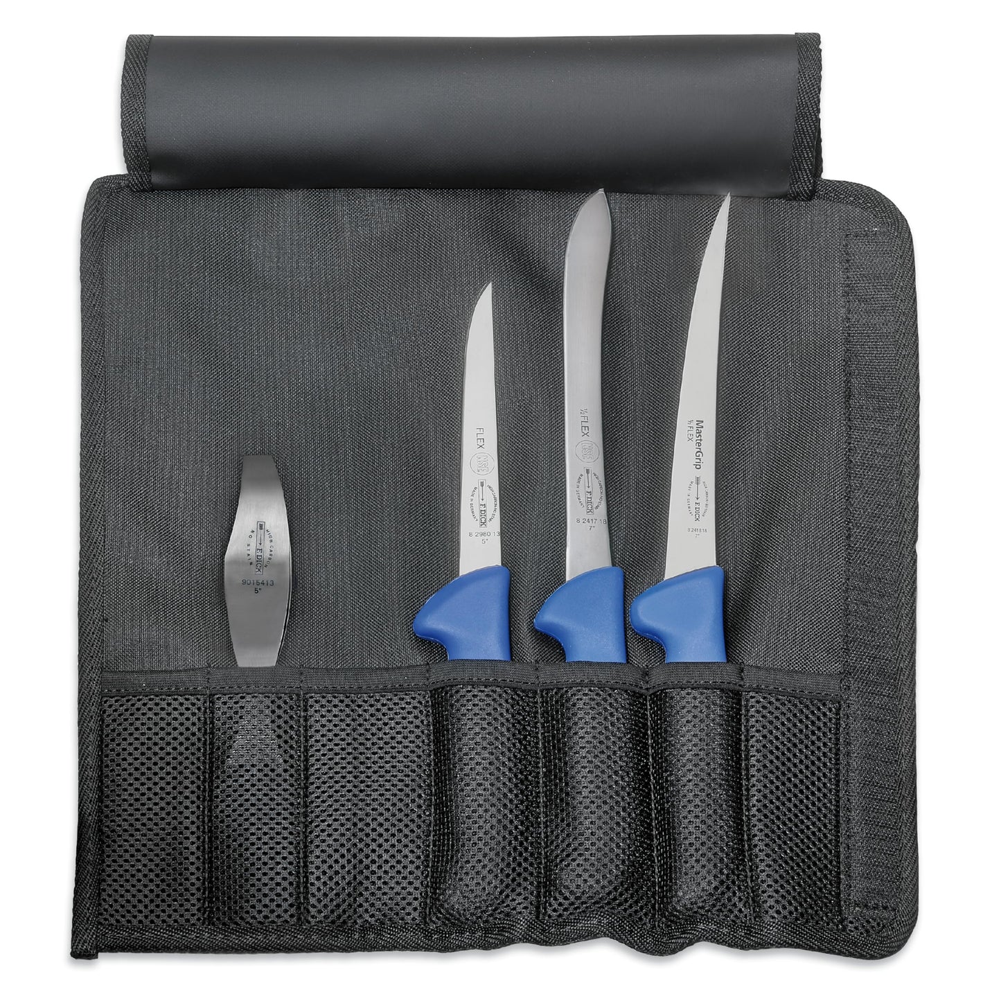 Anglermesserset mit Rolltasche