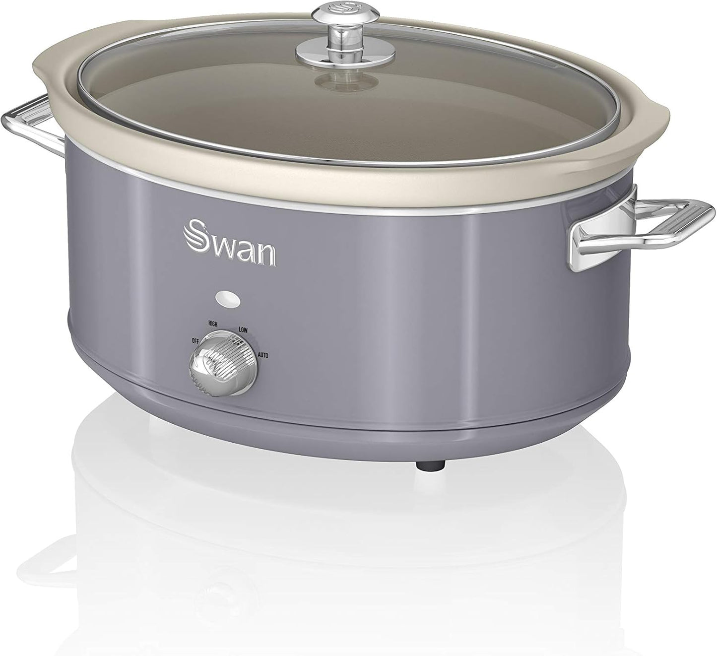 Retro Slow Cooker mit Keramik-Behälter