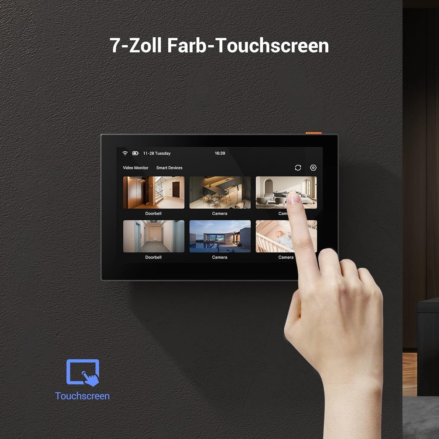 SD7 Intelligenter Innenbildschirm mit 2-Wege-Audio, Smart Screen