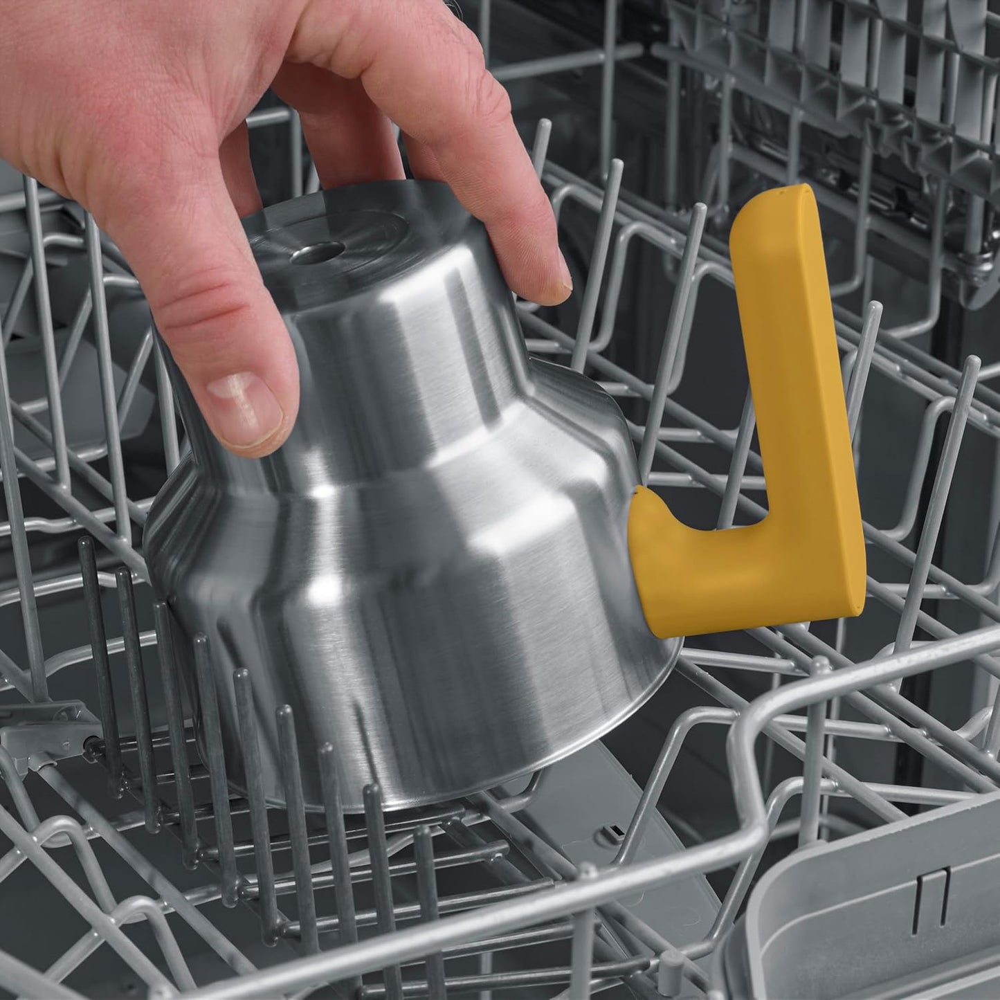 Induktions-Milchaufschäumer SM 3597 mit Schokoladenfunktion, Gelb