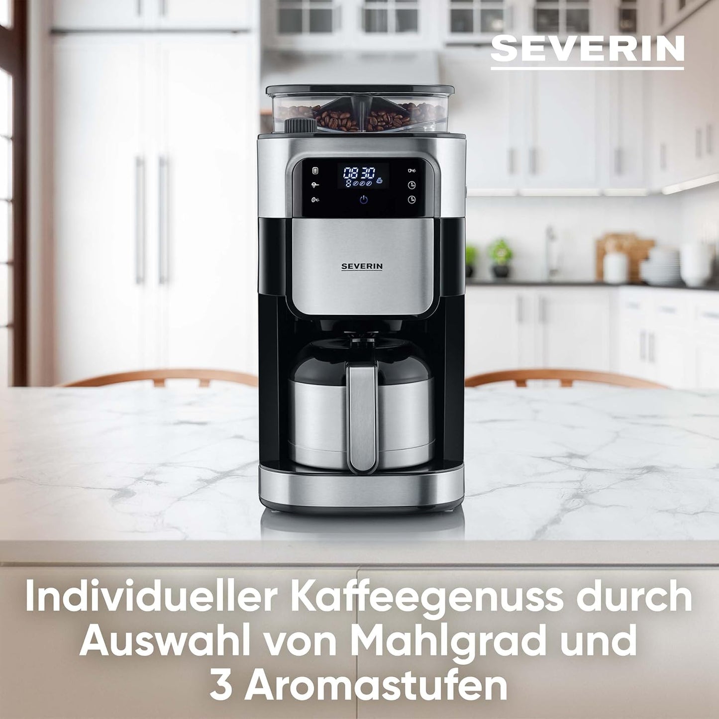 Filterkaffeemaschine KA4814, LED Touch-Display, Blooming-Funktion und Perfect-Grind