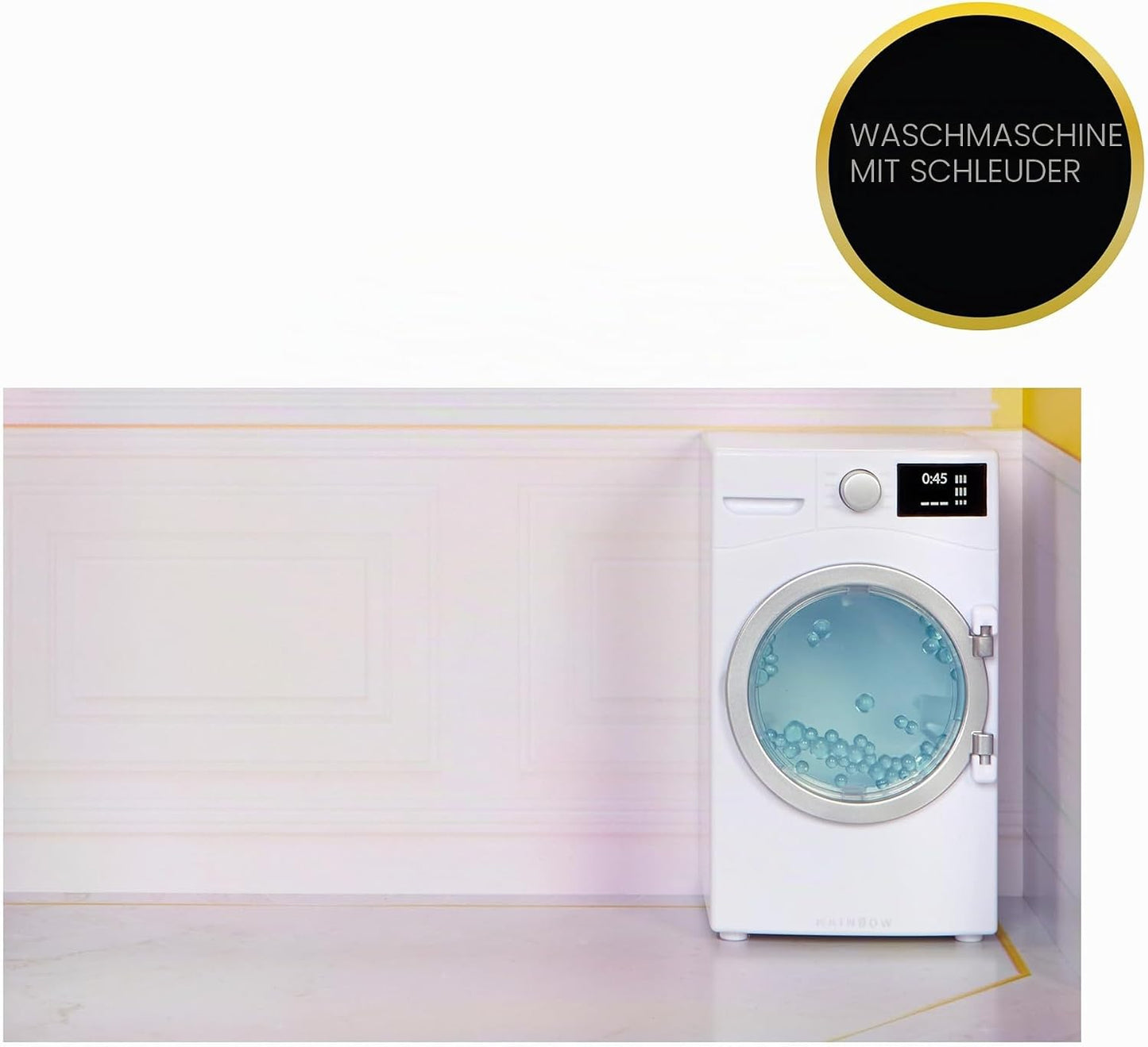 3-stöckiges Holzpuppenhaus mit Lift, 2023 Rainbow High Townhouse