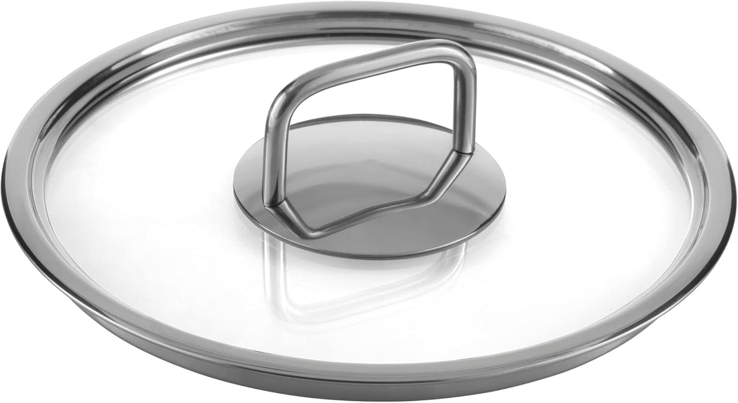 Topf-Set 5-tlig. mit Glasdeckel, 5-teilig