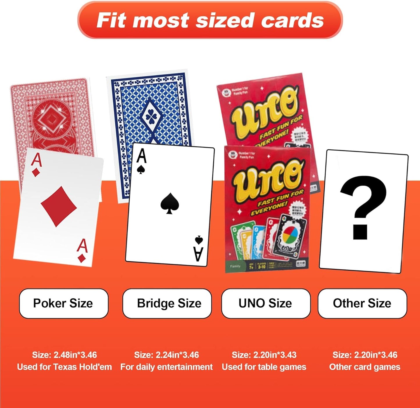 Automatischer Kartenmischer für Poker & Blackjack, 1-2 Deck Usb-c/Batteriebetrieben