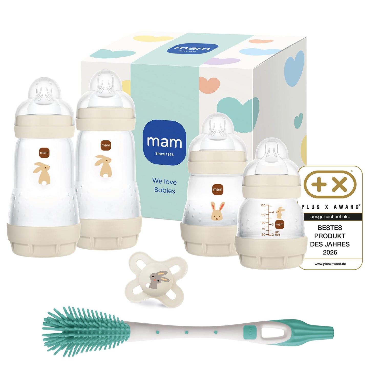 Easy Start Anti-Colic Neugeborenen-Set, Beige/Hase