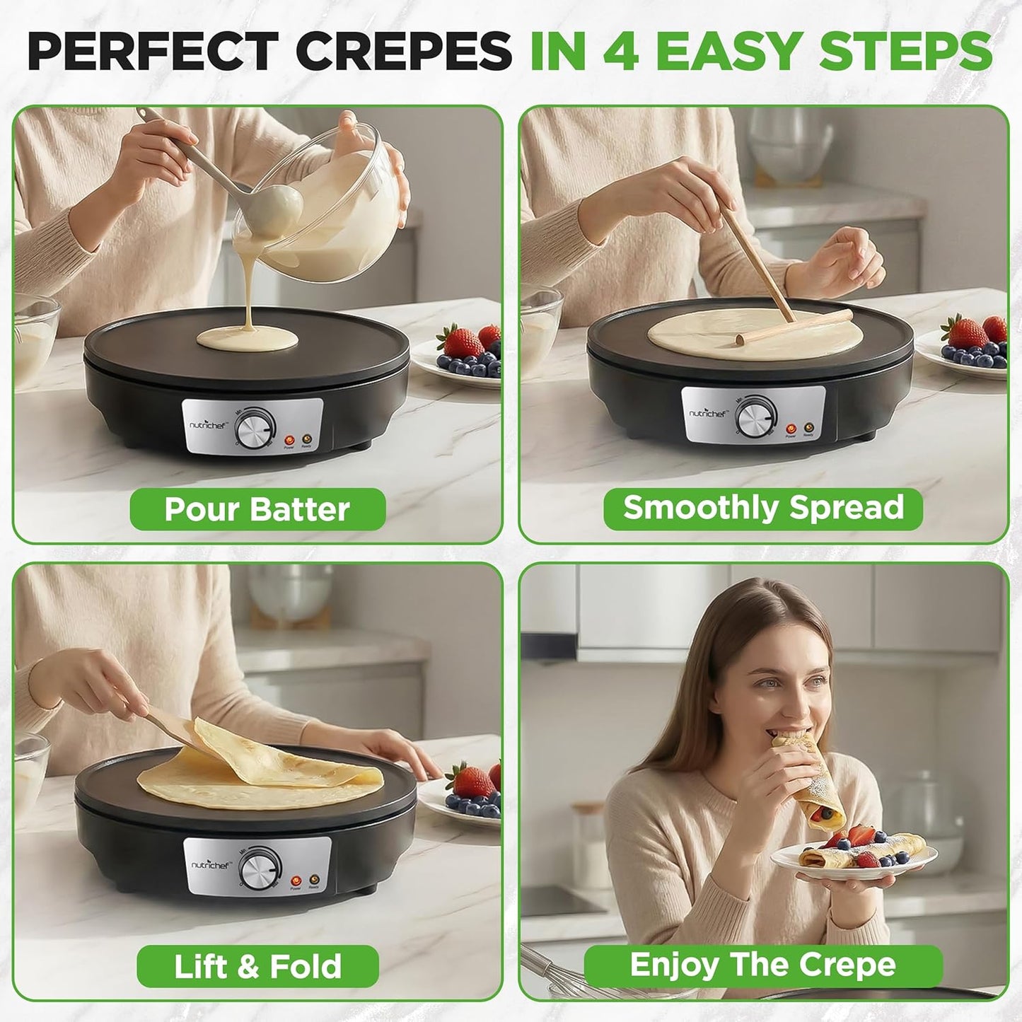 Elektrische Crêpes-Maschine