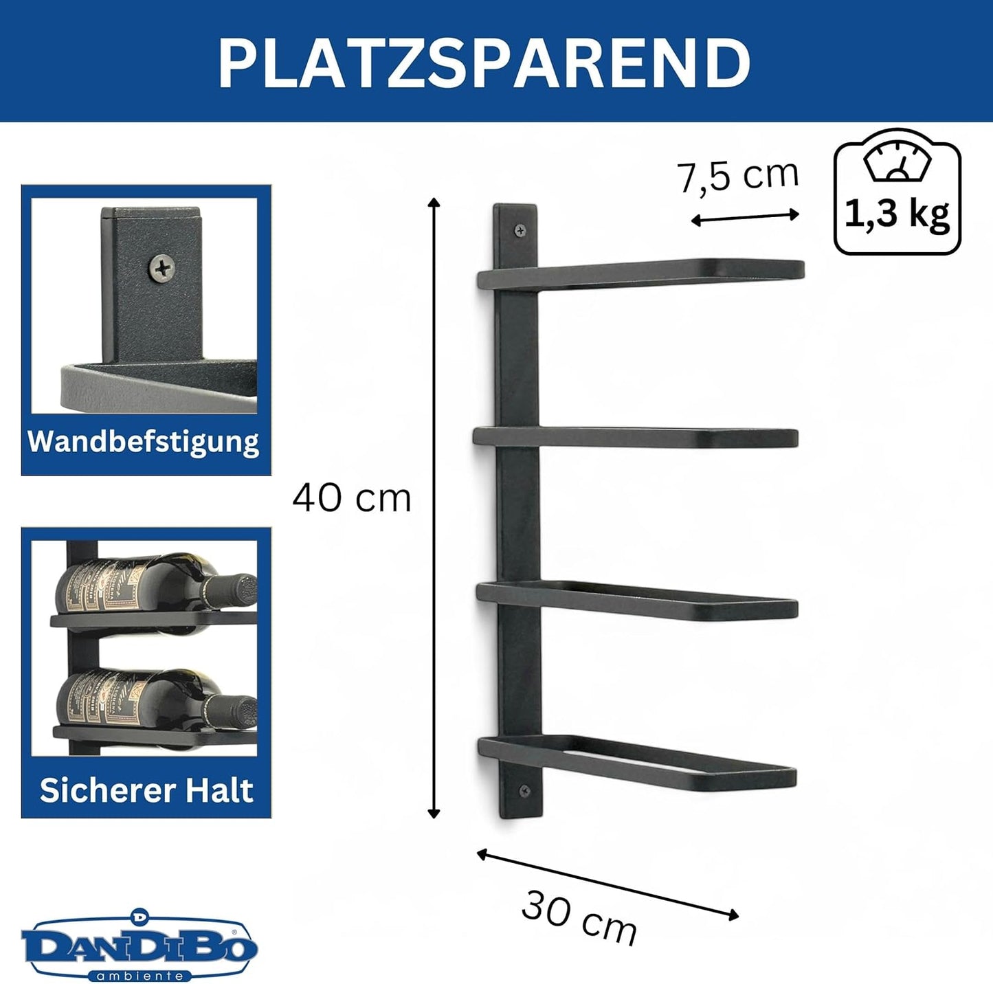 Weinflaschenregal