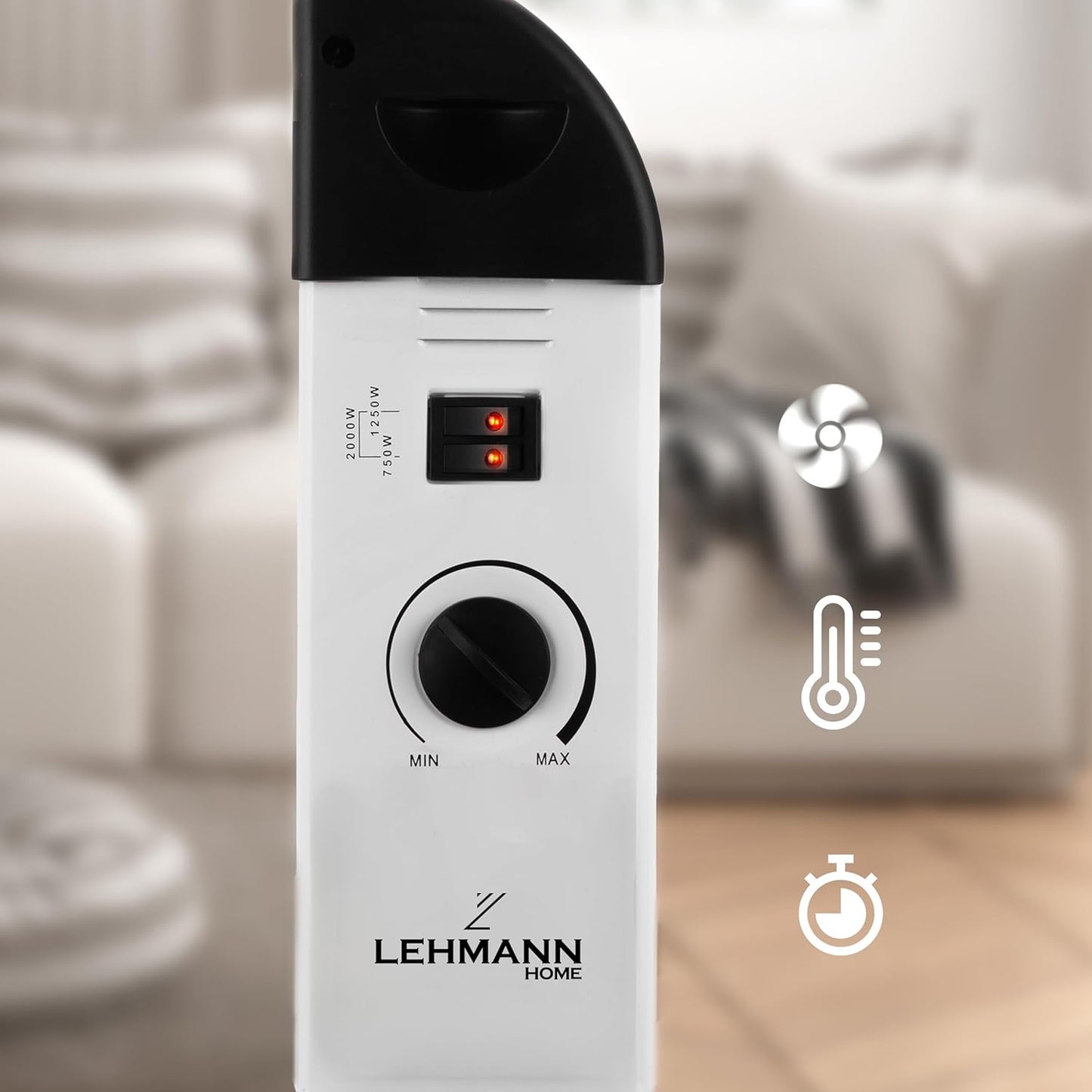 Konvektorheizung LHOHC-2013A mit Thermostat