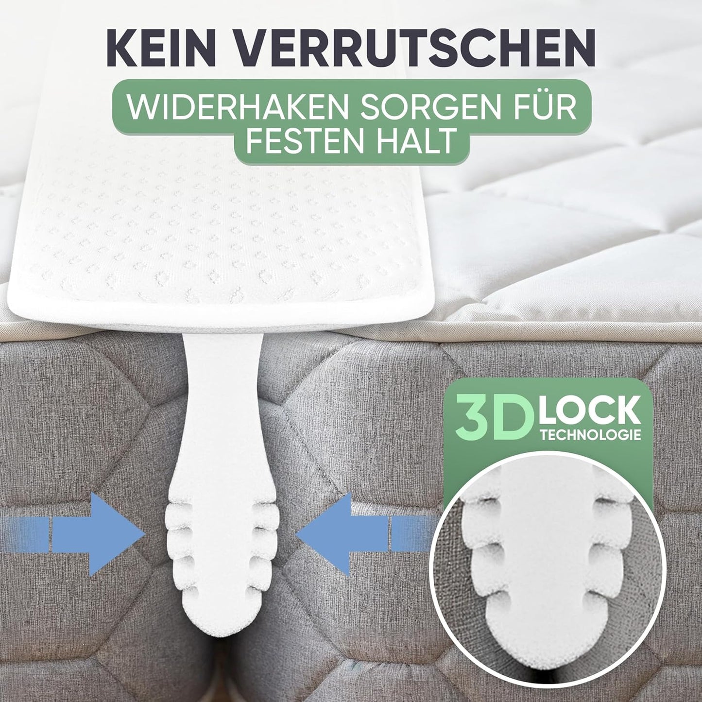 Matratzenkeil, 200 cm, T-Stück