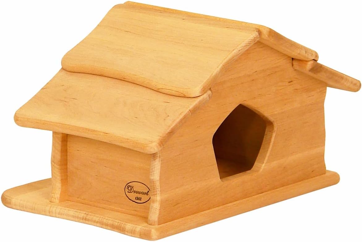 Unbestückte Holzkrippe 935-4046
