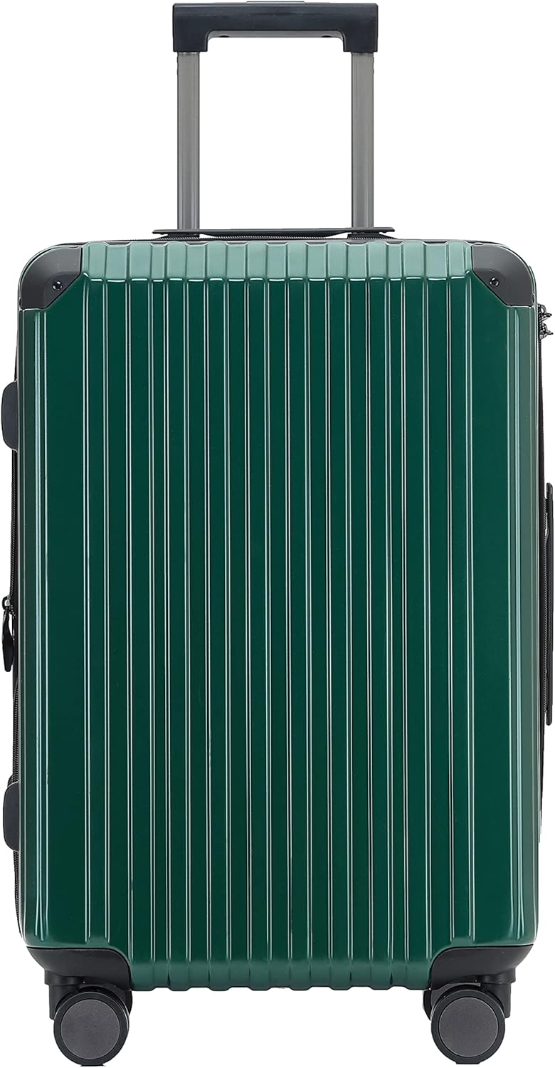 TSA-Schloss Koffer Hardschale Boardcase, Dunkelgreen