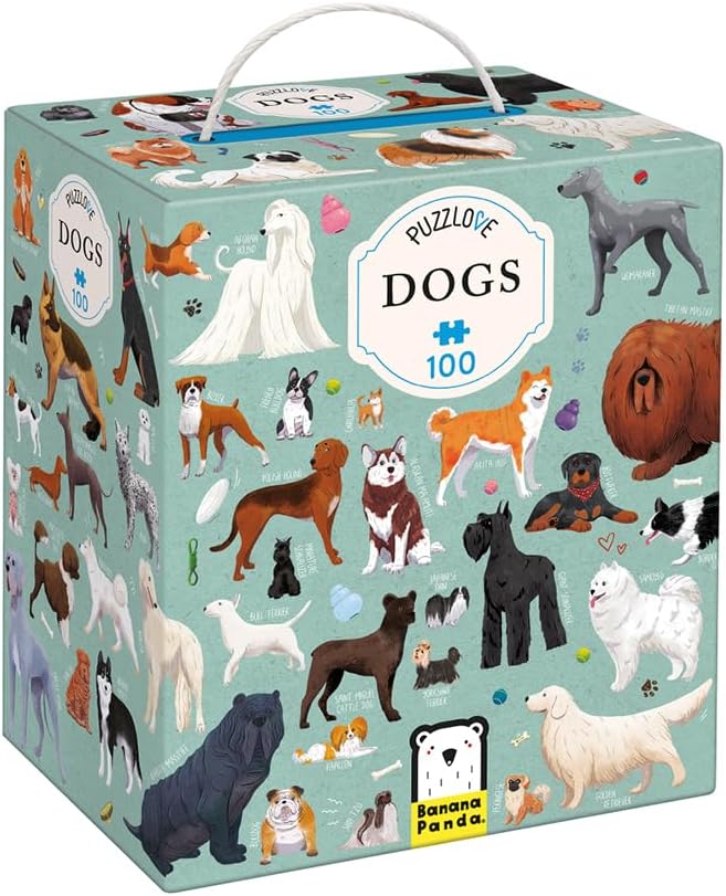 Puzzle mit Hunden für Kinder 100 Teile 5+, Puzzlove Dogs (100 pcs)