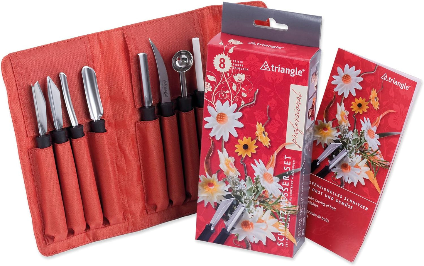 Schnitzmesser Set, Professional, 8-teilig