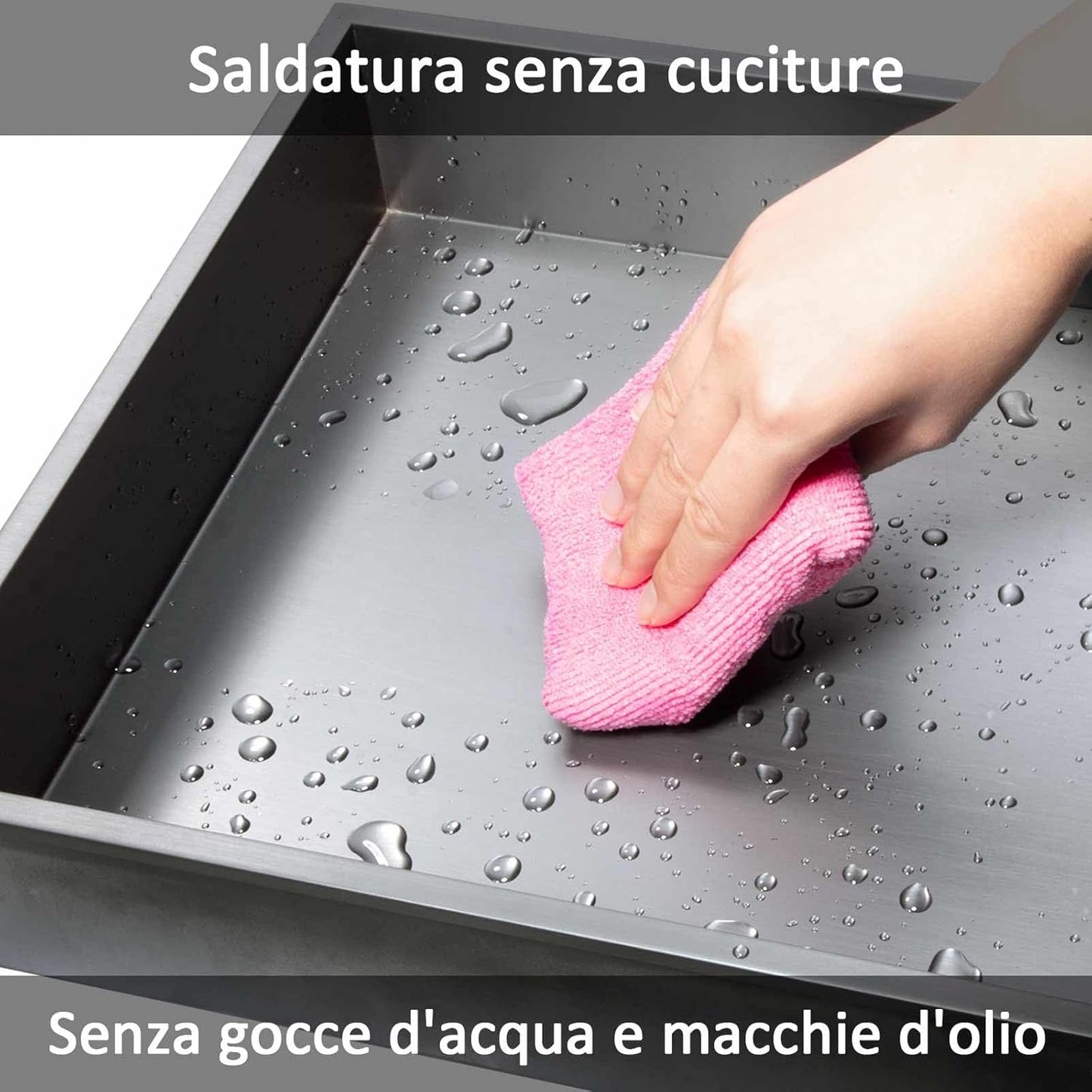 Wandnische für Dusche mit Regal (30x60x10 cm), 30×60cm (30/30) Grau