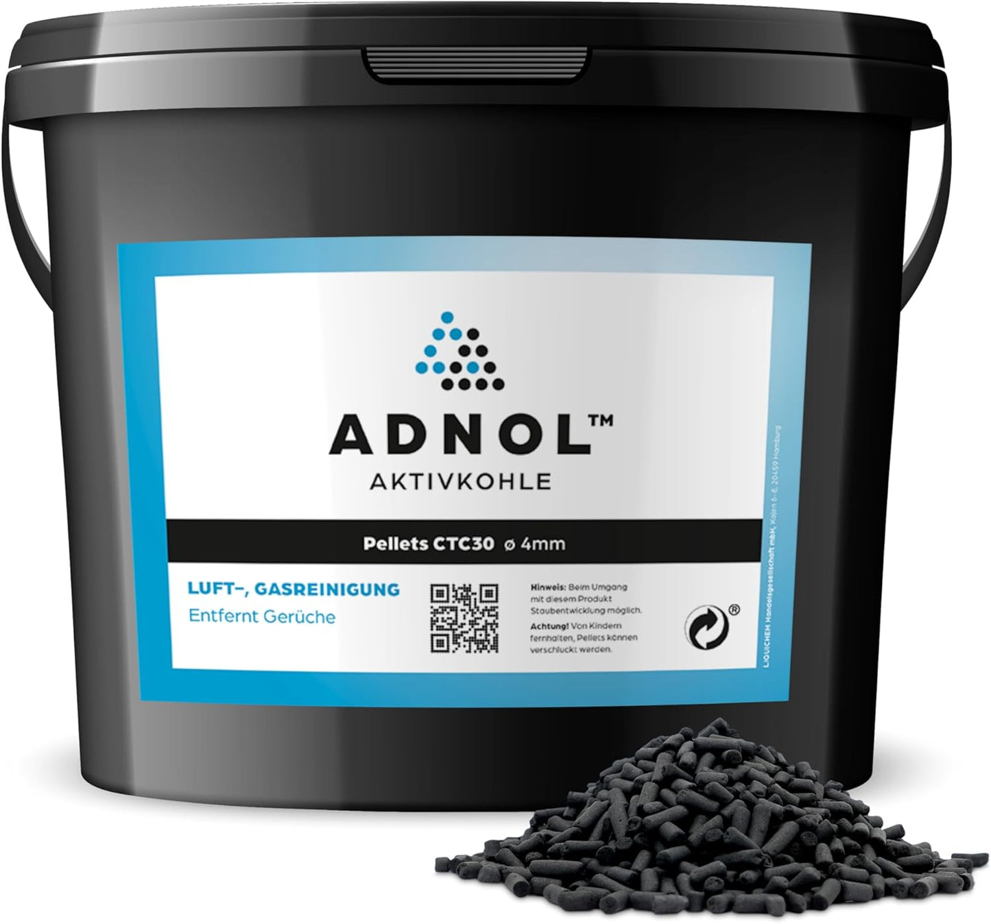 Aktivkohle Pellets für Luftreinigung, Ctc30 20 Liter