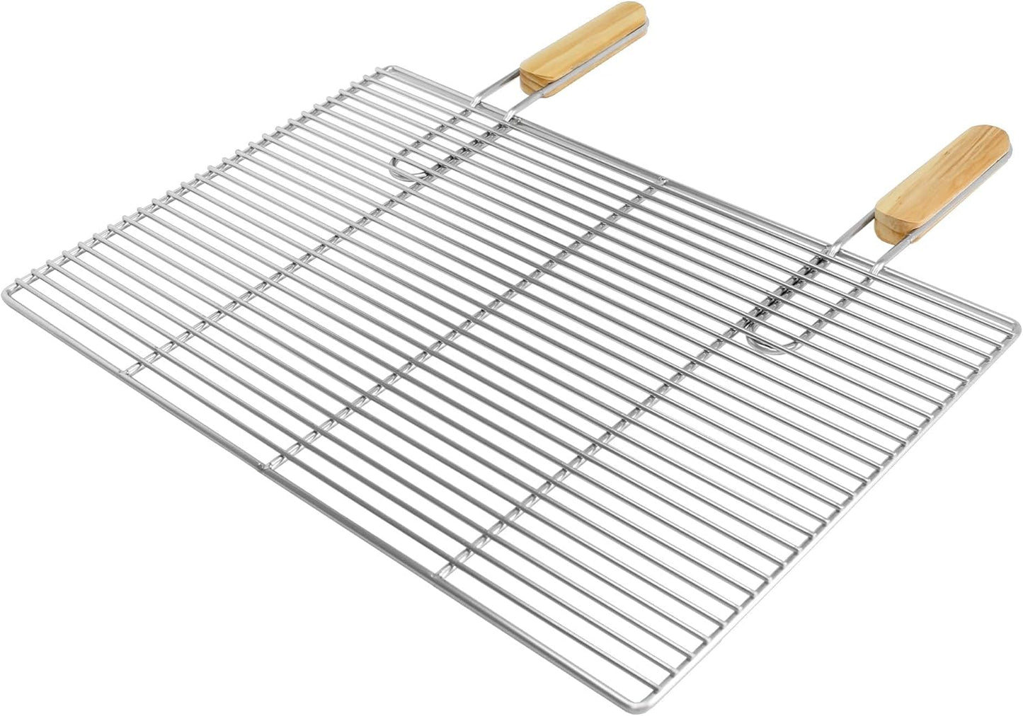 Grillrost mit abnehmbaren Griffen, 60 x 40 cm mit Griffen