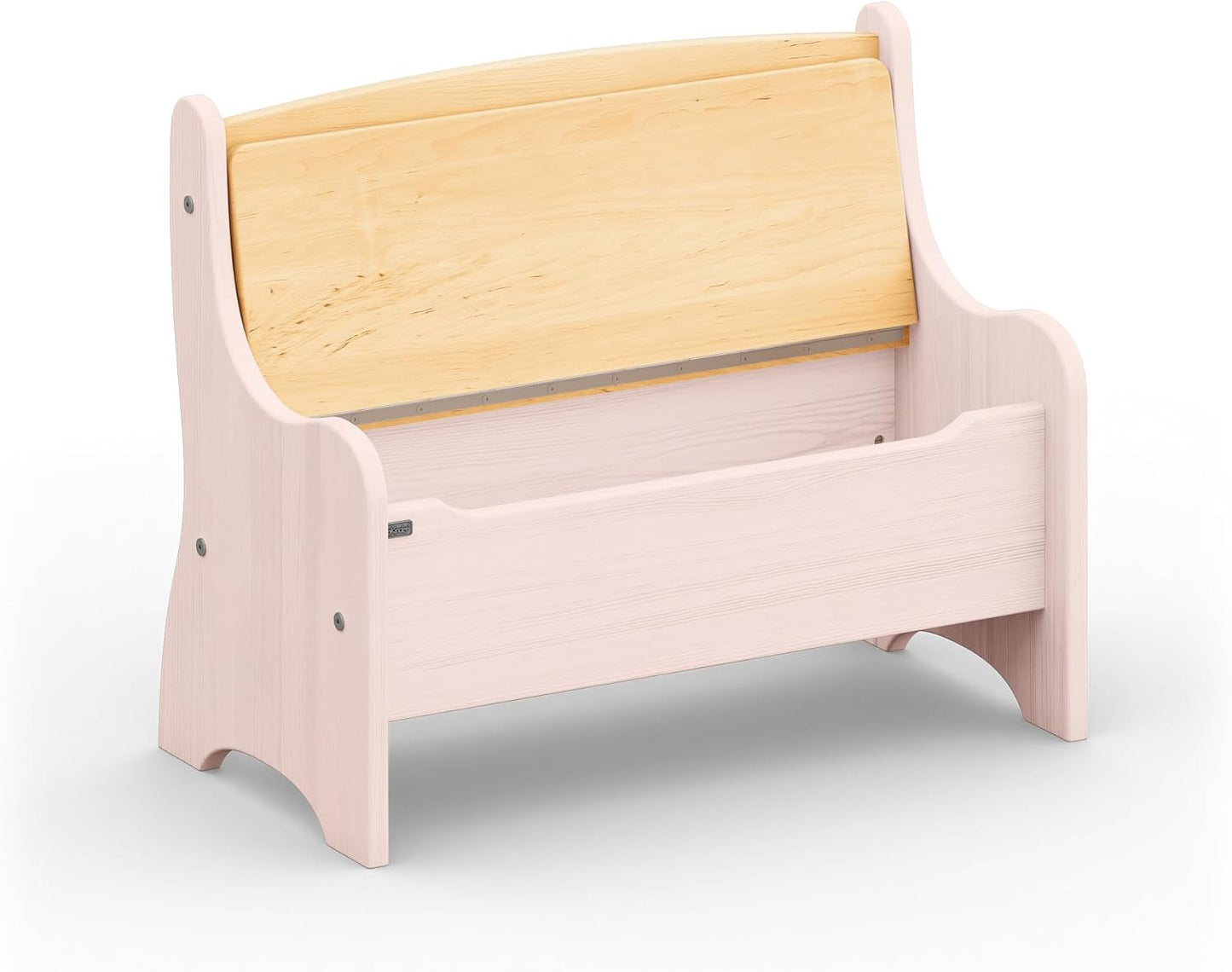Kindersitzbank Levin mit Geheimfach, Steinrosé & Erle