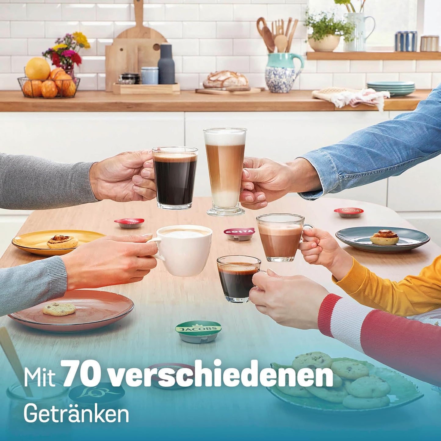 Tassimo Kapselmaschine TAS162E mit Abschaltautomatik, Schwarz