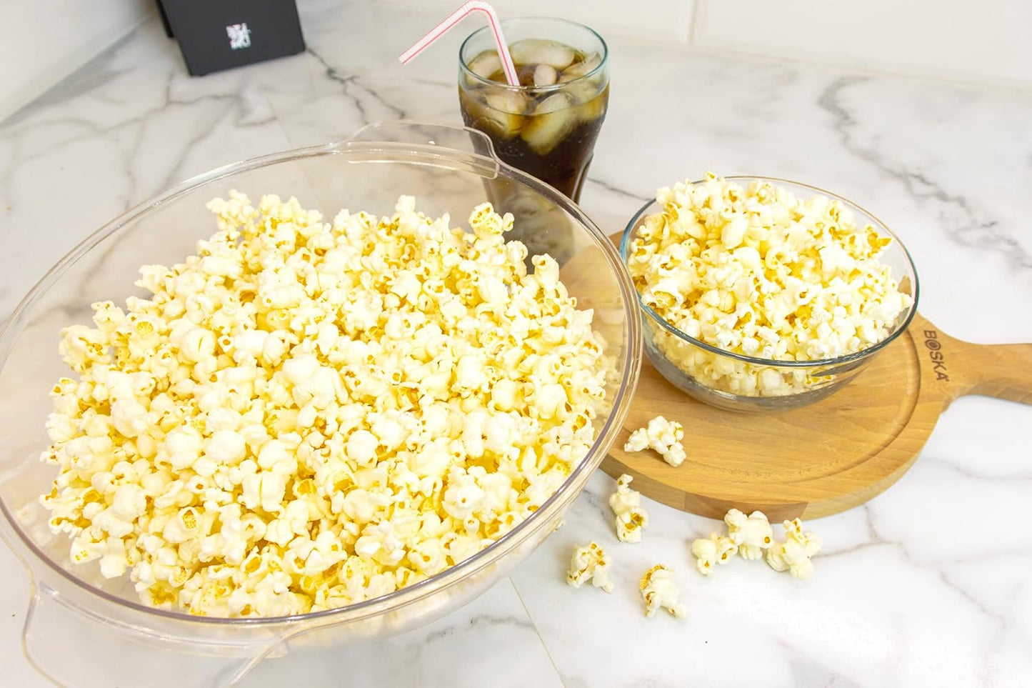 Retro-Popcornmaschine, Rot