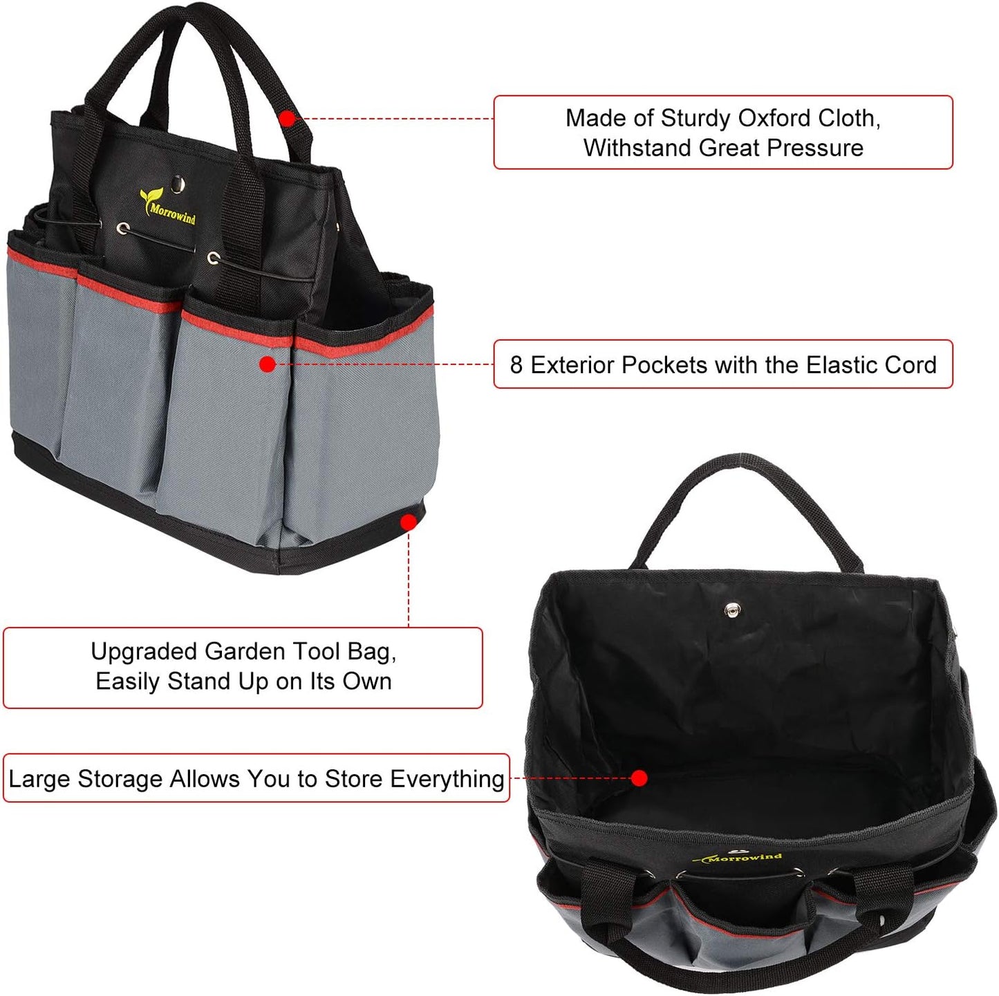 Gartenwerkzeugtasche, Grau