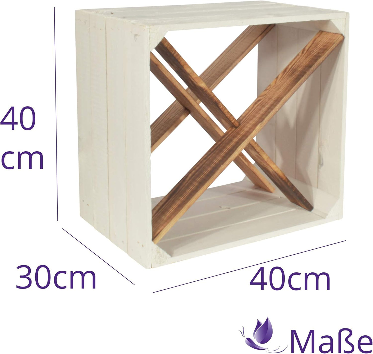 Holz-Weinregal, 1 X Regal